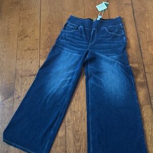 HALARA Dark Blue Flare Jeans